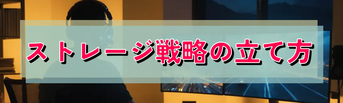 ストレージ戦略の立て方