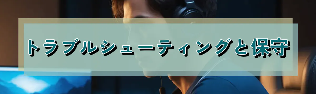トラブルシューティングと保守