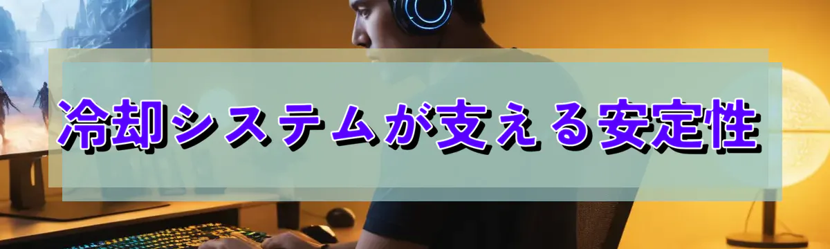 冷却システムが支える安定性