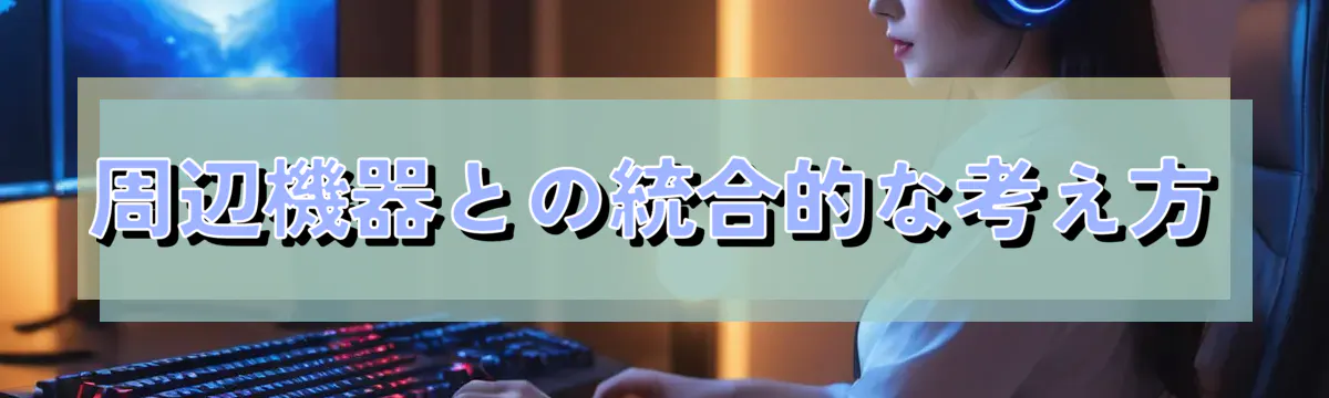 周辺機器との統合的な考え方
