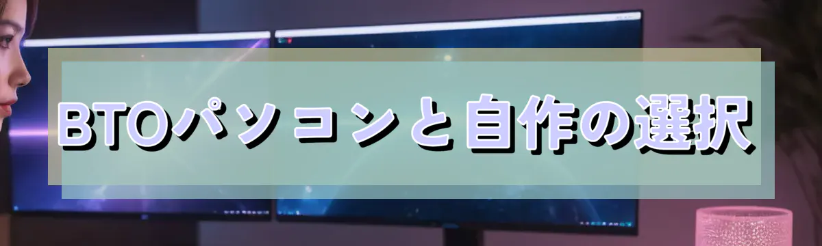 BTOパソコンと自作の選択