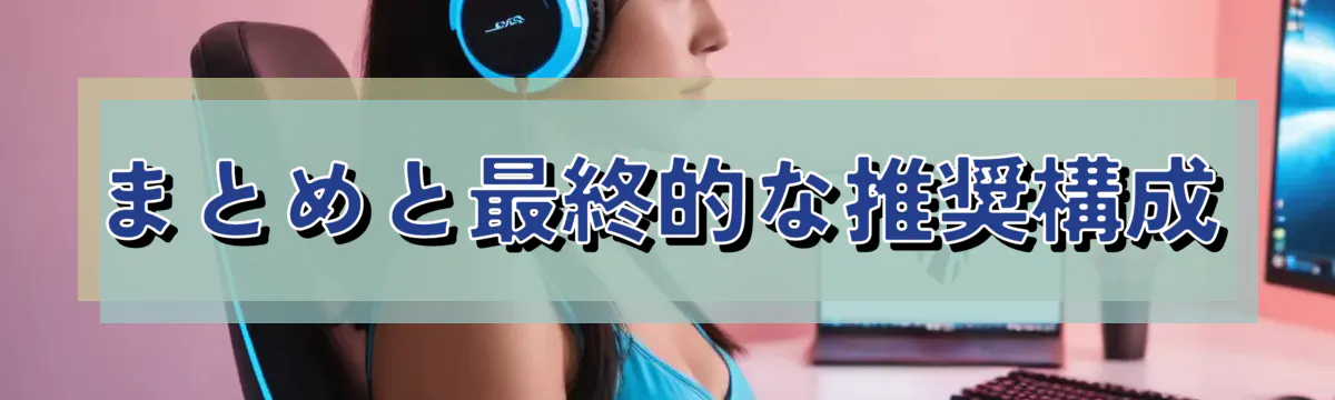 まとめと最終的な推奨構成