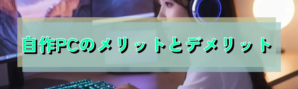 自作PCのメリットとデメリット