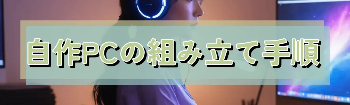 自作PCの組み立て手順