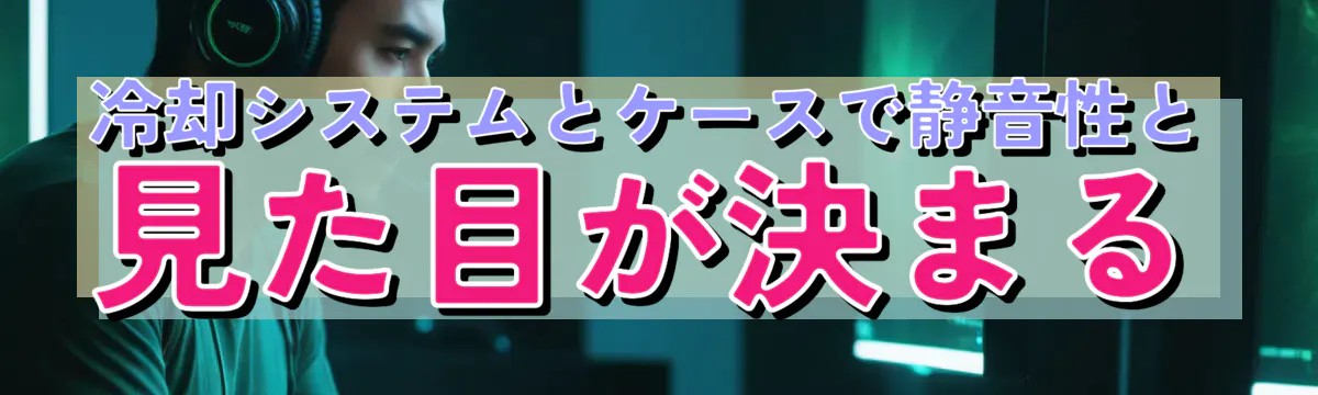 冷却システムとケースで静音性と見た目が決まる