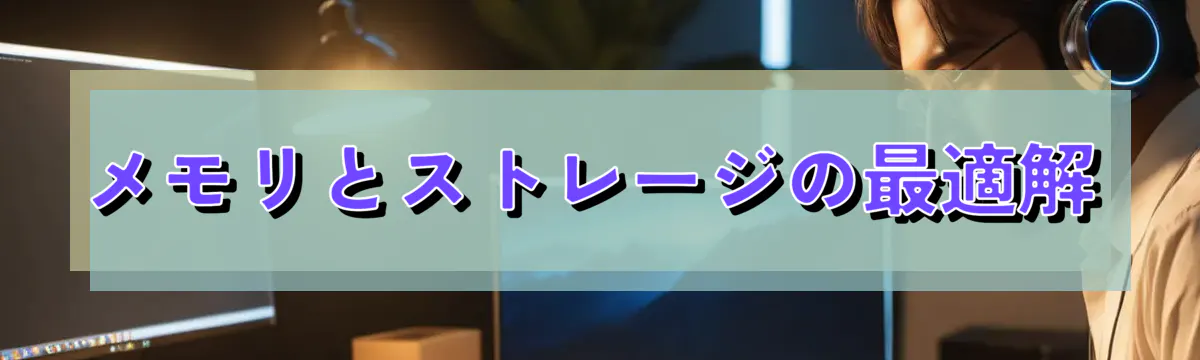 メモリとストレージの最適解