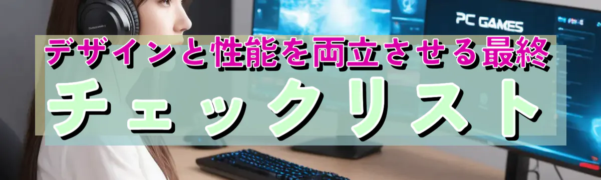 デザインと性能を両立させる最終チェックリスト