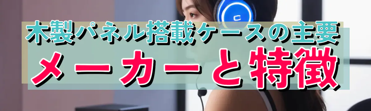 木製パネル搭載ケースの主要メーカーと特徴