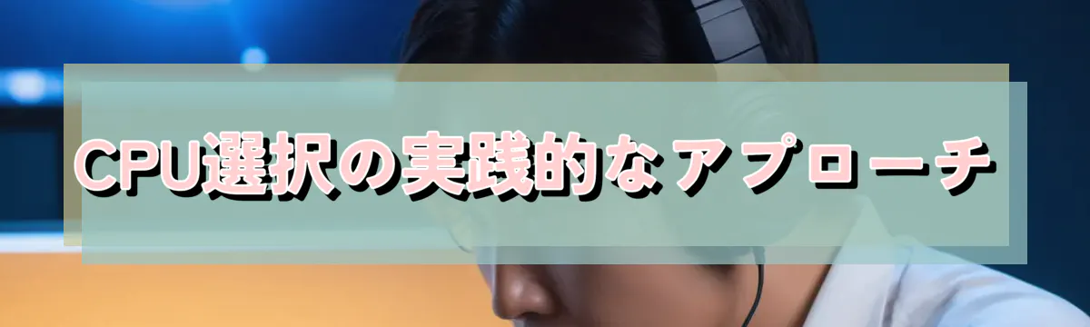 CPU選択の実践的なアプローチ