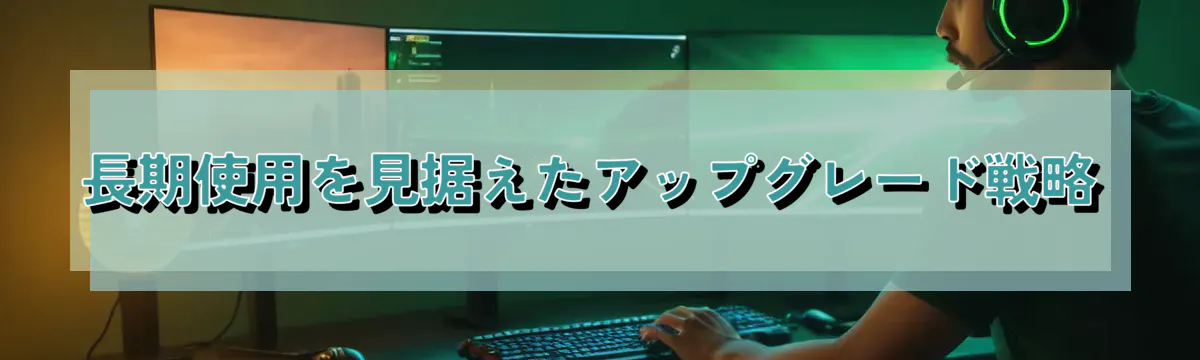 長期使用を見据えたアップグレード戦略