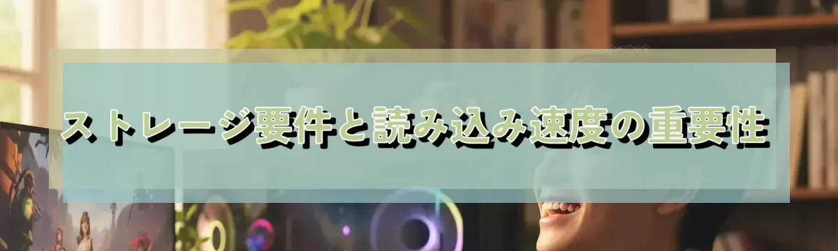 ストレージ要件と読み込み速度の重要性