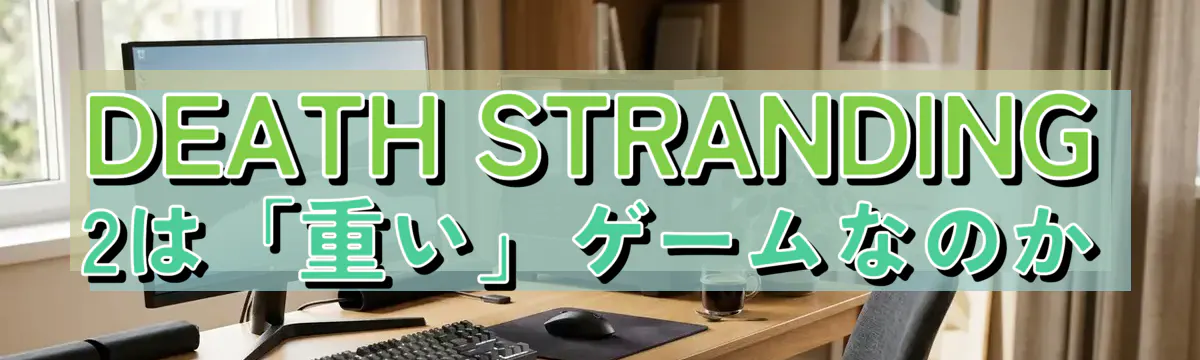 DEATH STRANDING 2は「重い」ゲームなのか