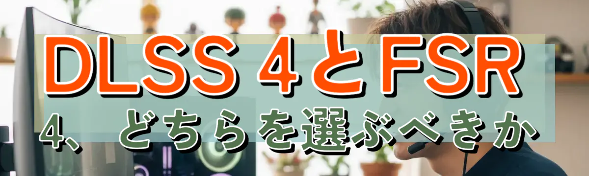 DLSS 4とFSR 4、どちらを選ぶべきか