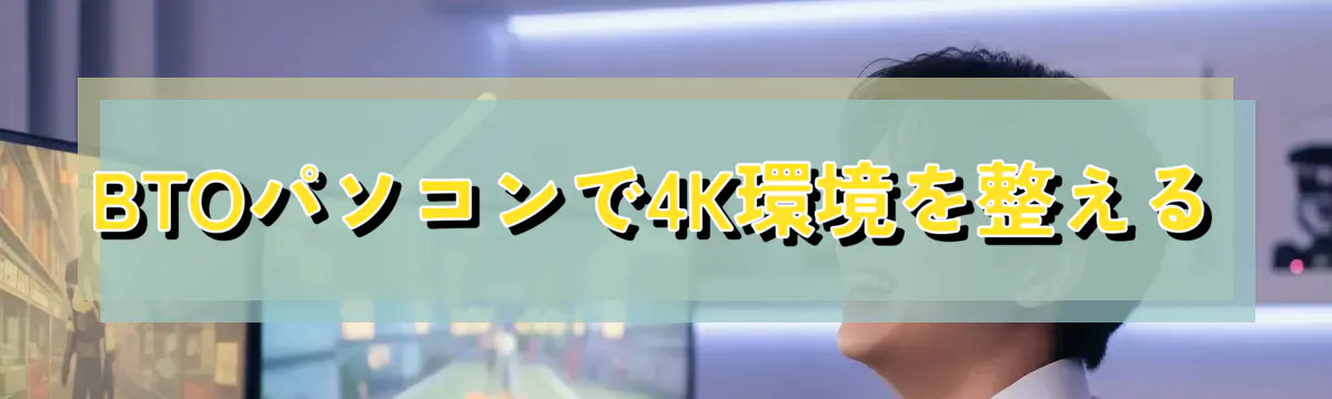 BTOパソコンで4K環境を整える