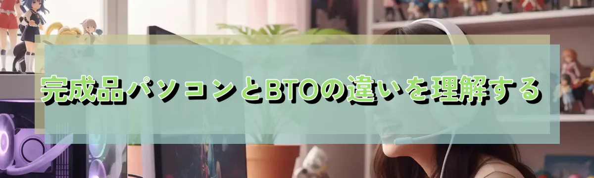完成品パソコンとBTOの違いを理解する