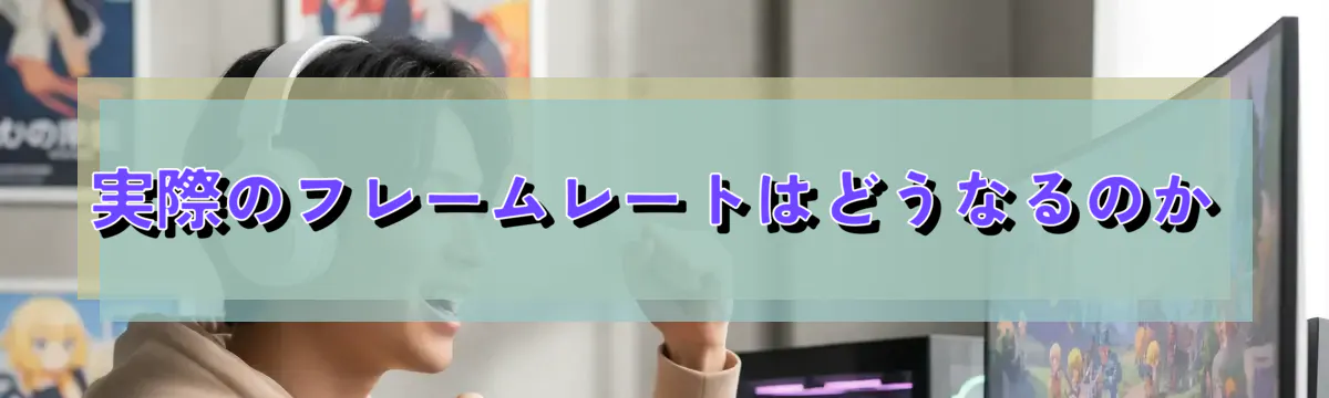 実際のフレームレートはどうなるのか