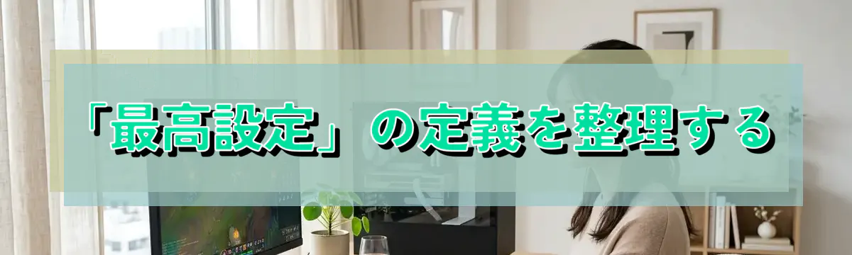 「最高設定」の定義を整理する