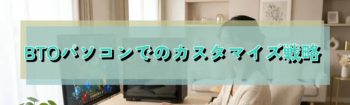 BTOパソコンでのカスタマイズ戦略