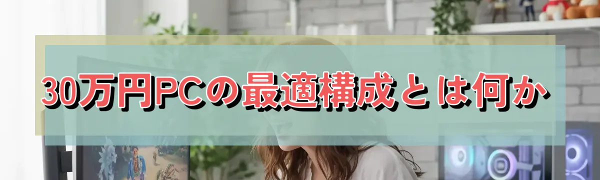 30万円PCの最適構成とは何か